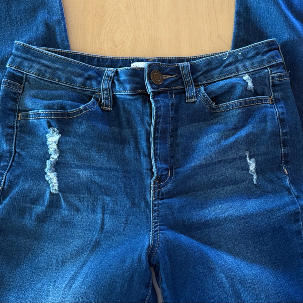 SO Women's Dark Blue Skinny Jeans/ Jeggings size 9